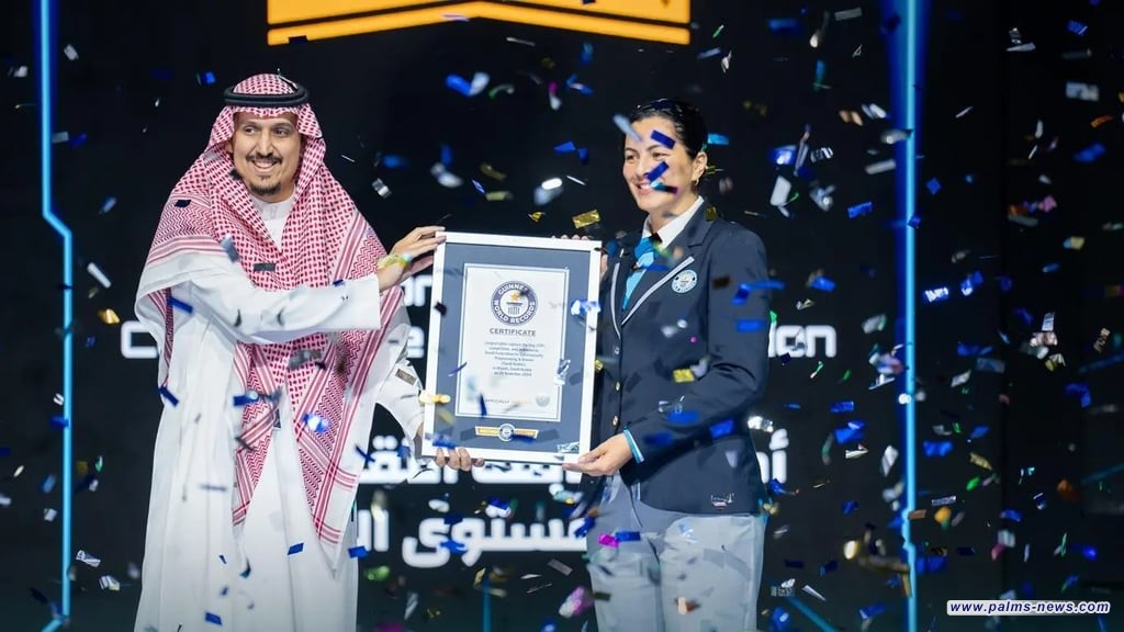 السعودية تحقق لقب "غينيس" كأكبر مسابقة "التقط العلم" في العالم